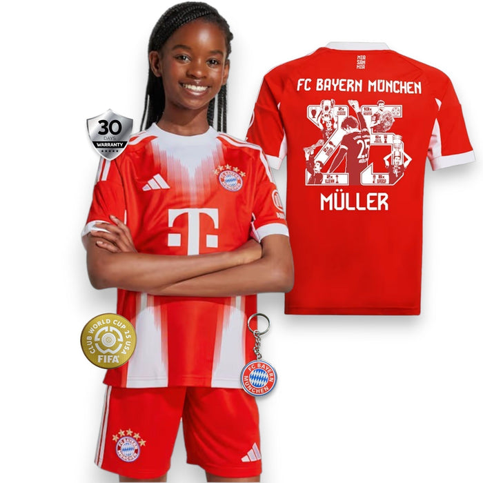 BAYERN MUNICH 25/26 SPECIAL EDITION HOME MÜLLER KIDS JERSEY