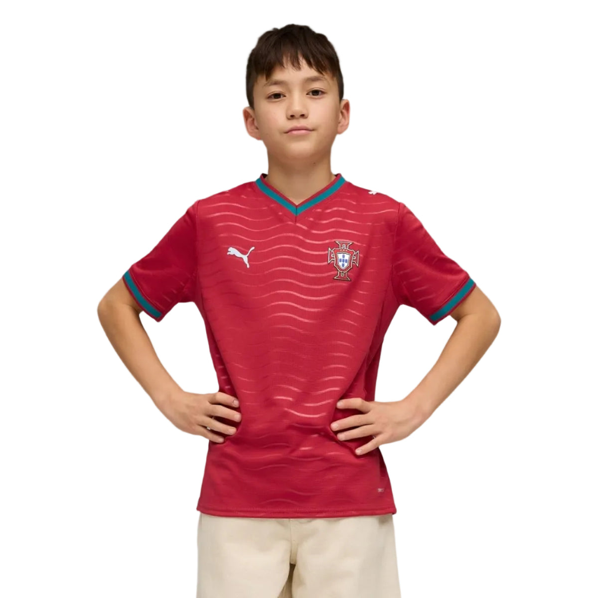 PORTUGAL 26 HOME KIDS WORLD CUP JERSEY