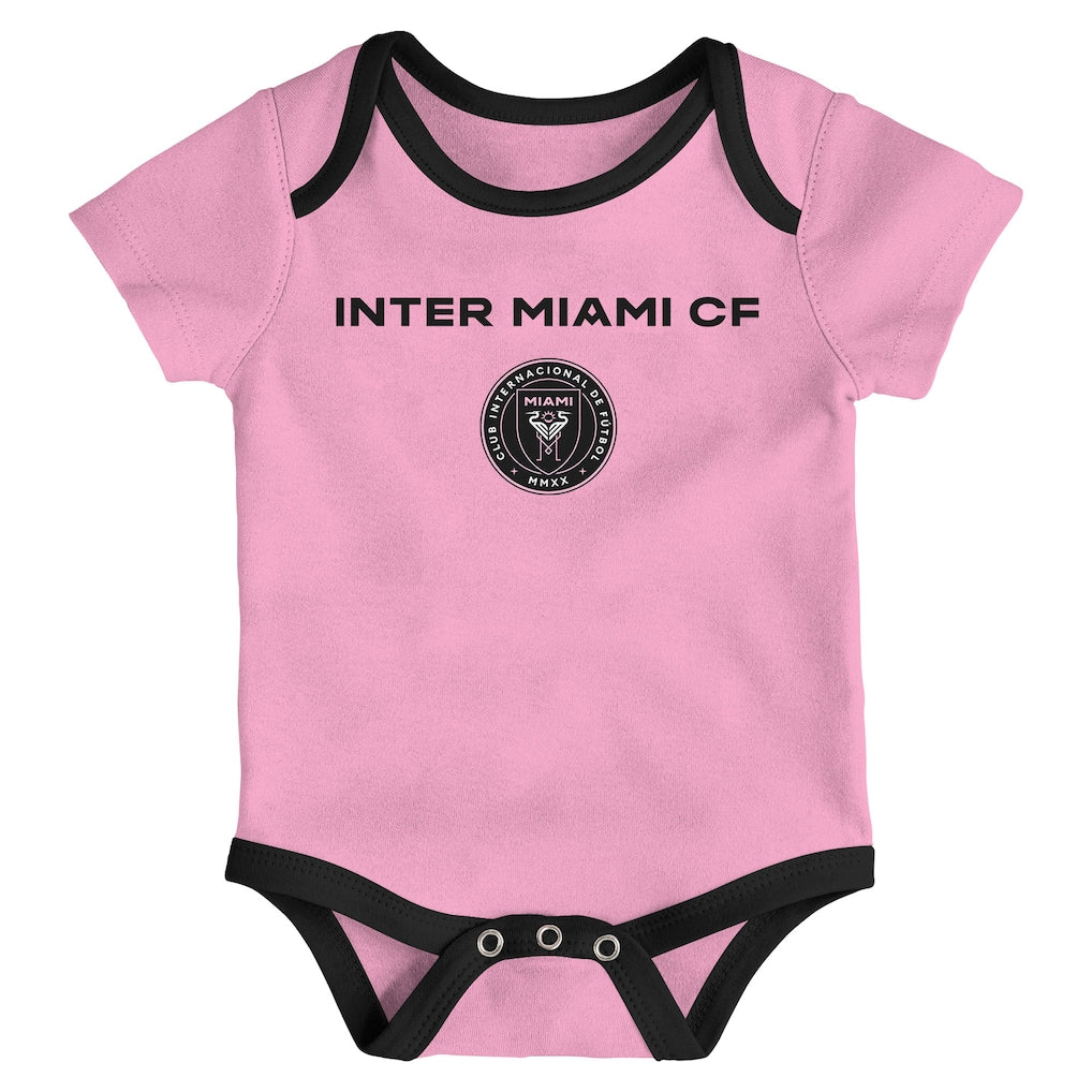 INTER MIAMI NEWBORN 3-PACK BODYSUIT