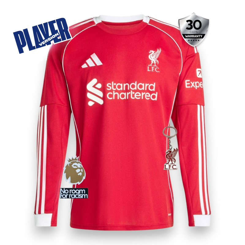 LIVERPOOL 25/26 HOME LONG SLEEVE AUTHENTIC JERSEY