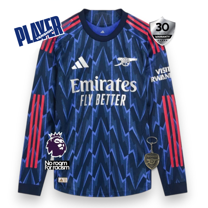 ARSENAL 25/26 AWAY LONG SLEEVE AUTHENTIC JERSEY