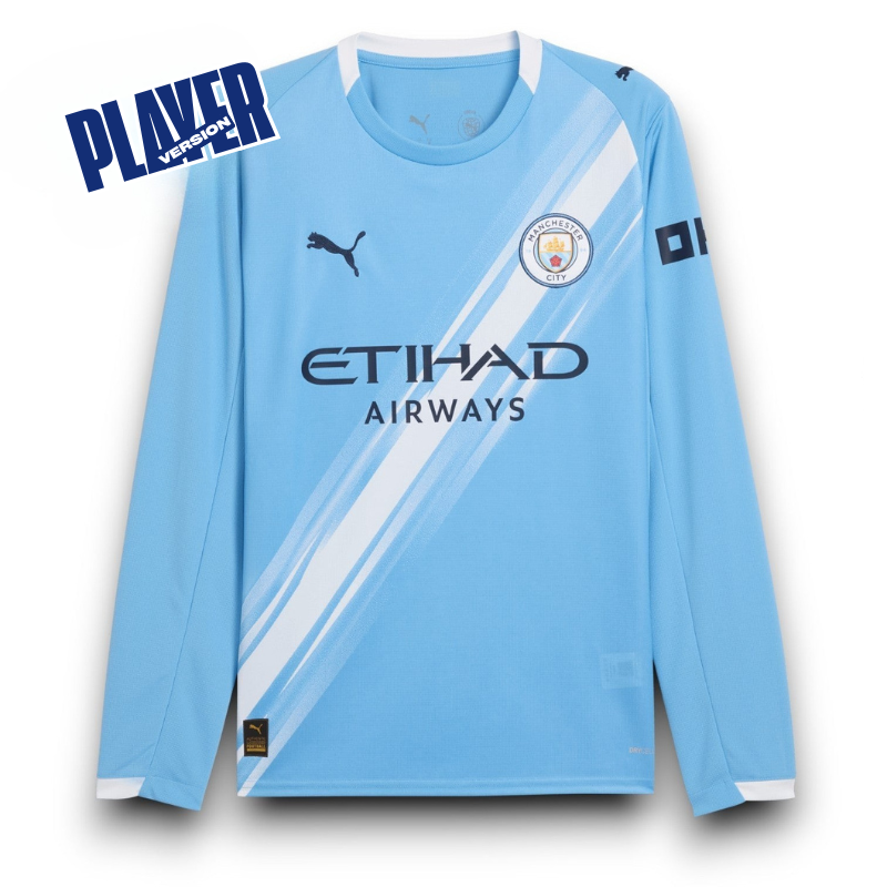 MANCHESTER CITY 25/26 HOME LONG SLEEVE AUTHENTIC JERSEY