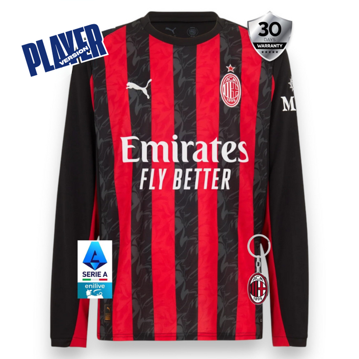AC MILAN 25/26 HOME LONG SLEEVE AUTHENTIC JERSEY