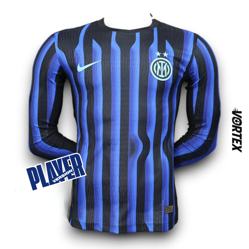 INTER MILAN 25/26 HOME LONG SLEEVE AUTHENTIC JERSEY