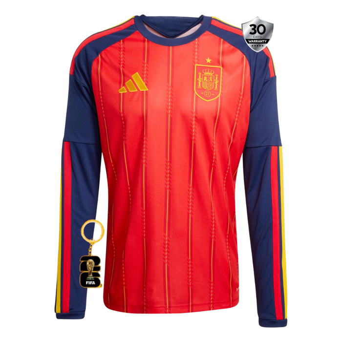 SPAIN 26 HOME LONG SLEEVE WORLD CUP JERSEY