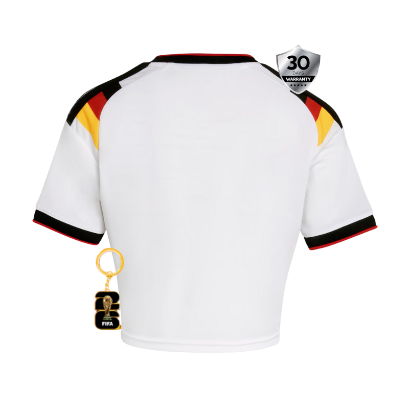 GERMANY 26 HOME CROPPED WORLD CUP JERSEY