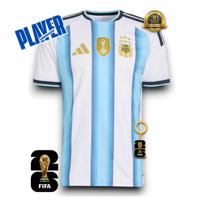 ARGENTINA 26 HOME AUTHENTIC WORLD CUP JERSEY