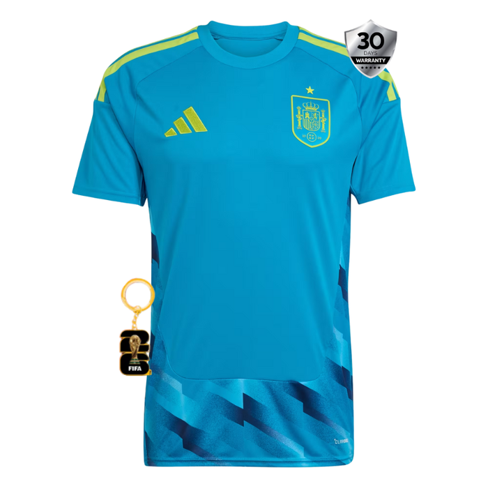 SPAIN 26 GOALKEEPER HOME WORLD CUP JERSEY