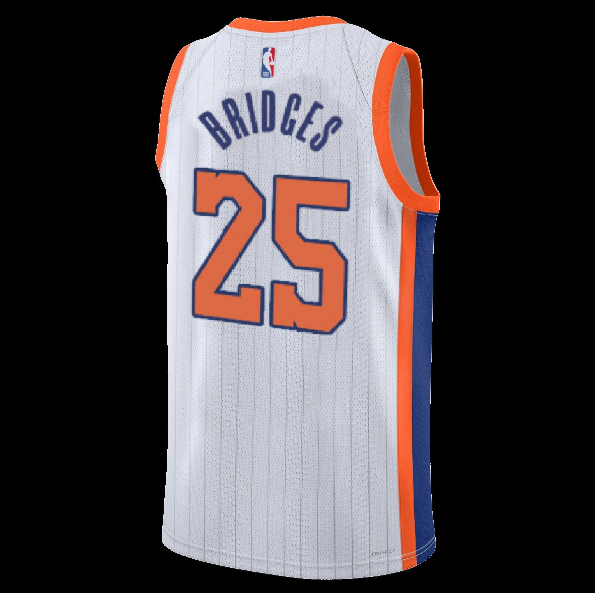 New York Knicks Jalen Brunson #11 Game Edition Jersey - White