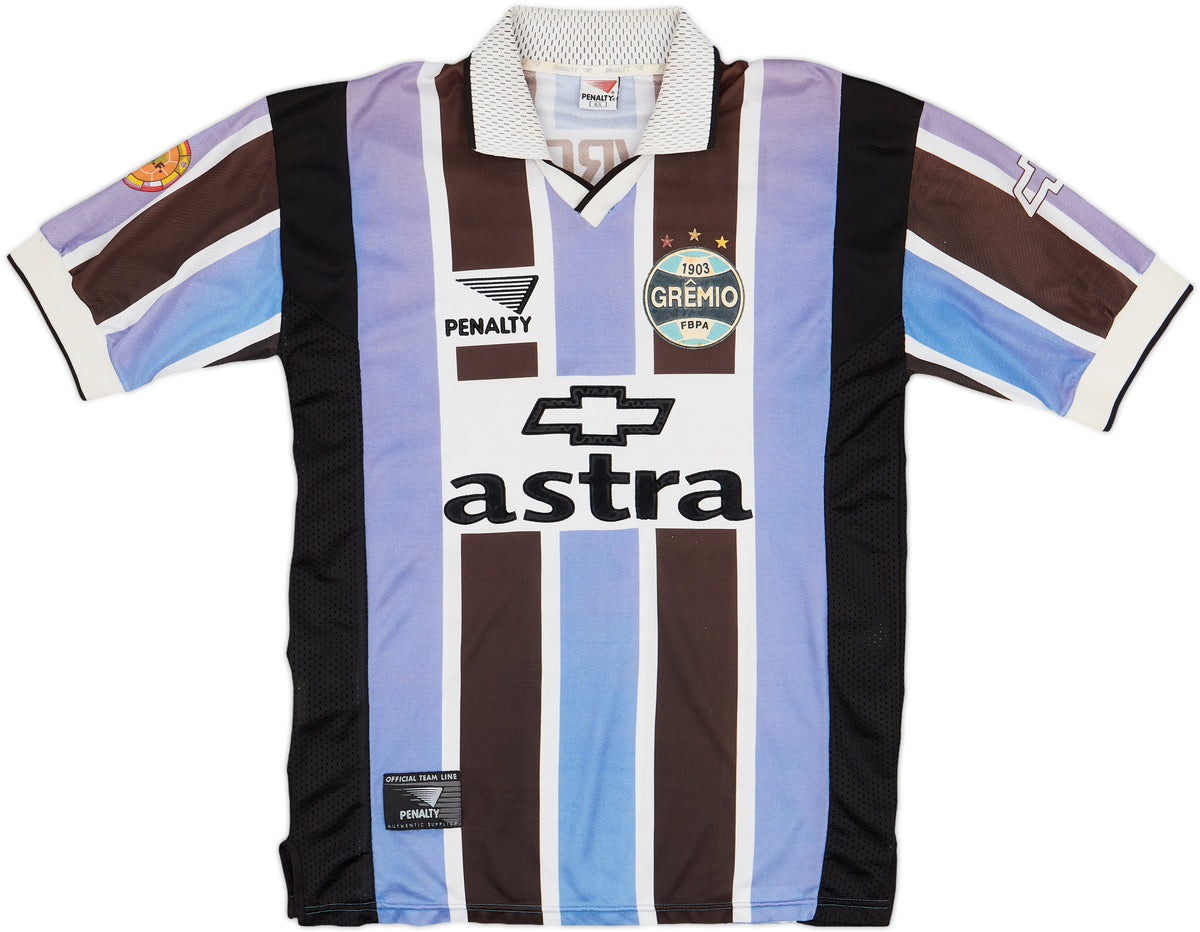 GREMIO 1999 RETRO HOME JERSEY RONALDINHO #10