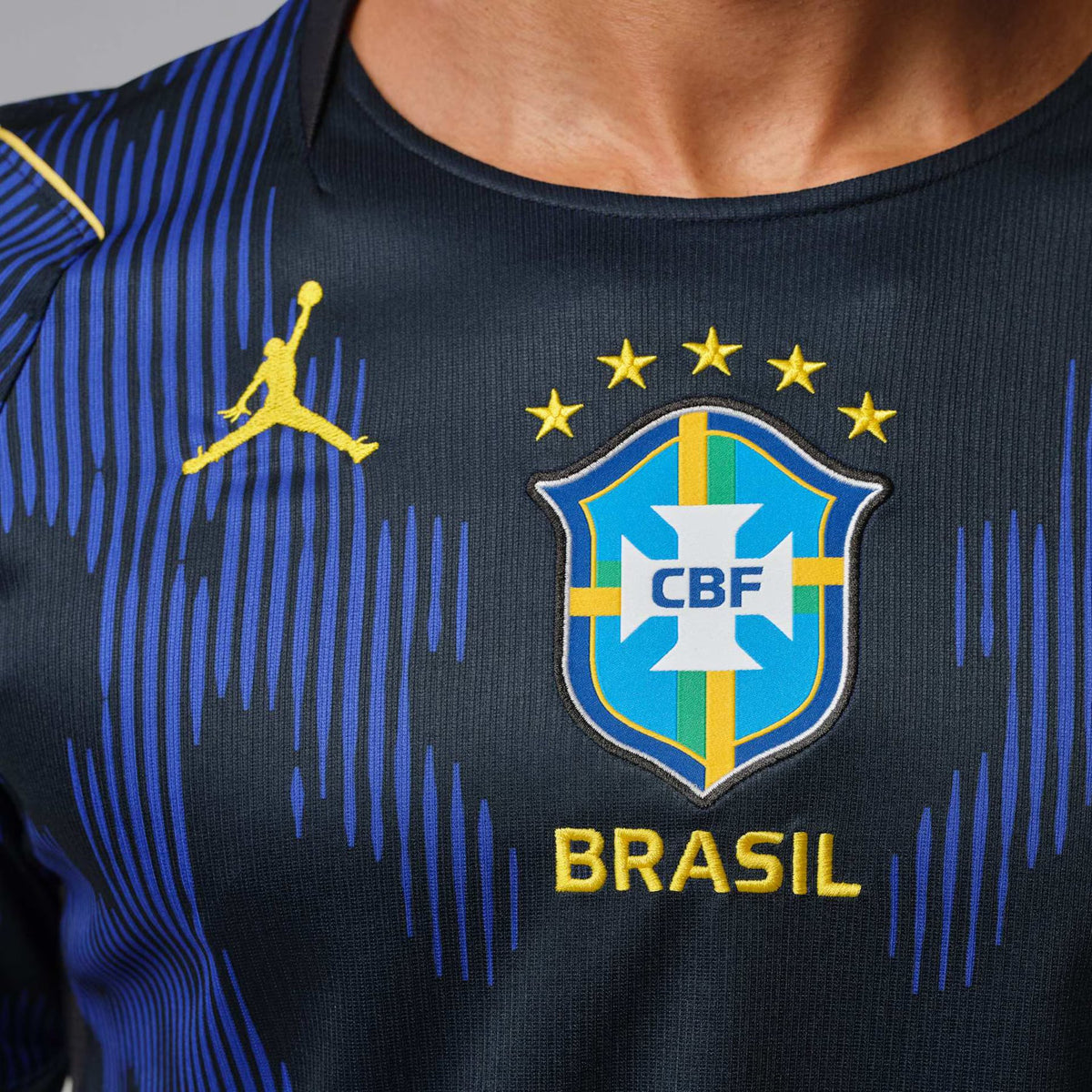 BRAZIL 26 AWAY BLUE JERSEY