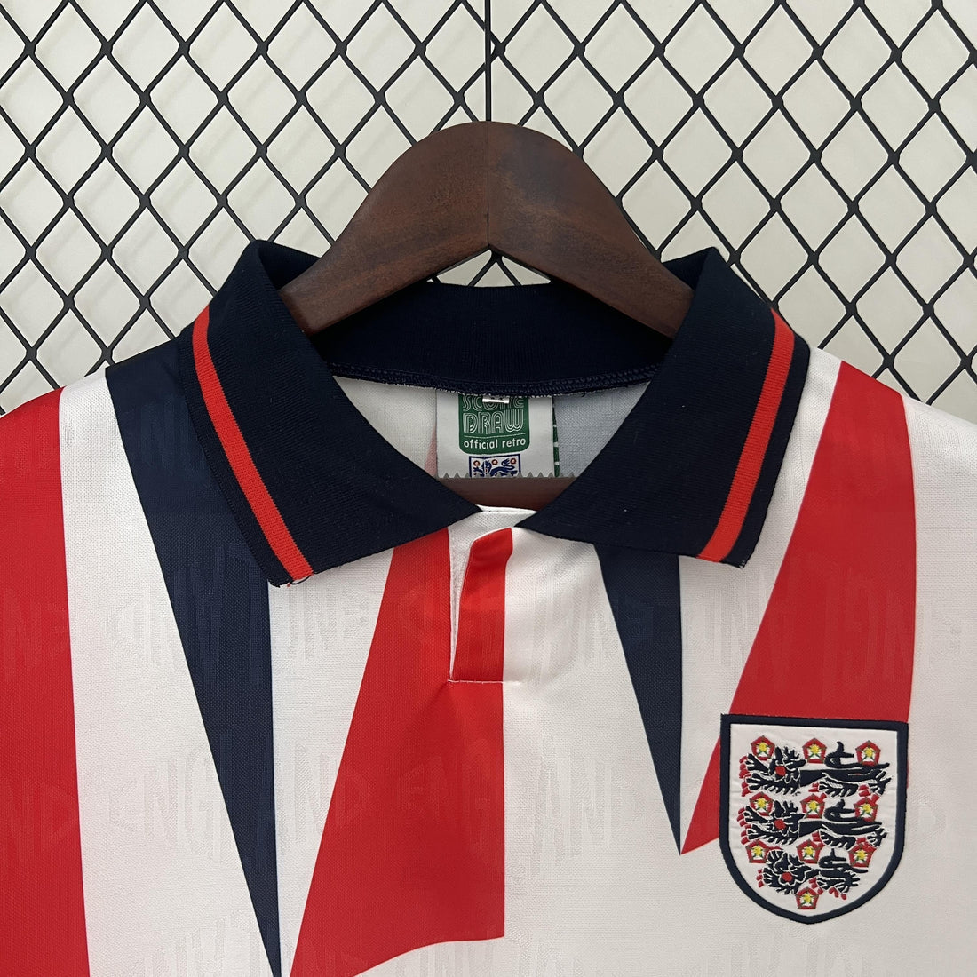 ENGLAND 92 RETRO HOME JERSEY