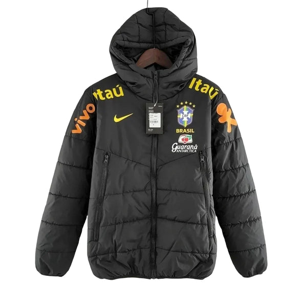 BRAZIL PUFFER BLACK JACKET