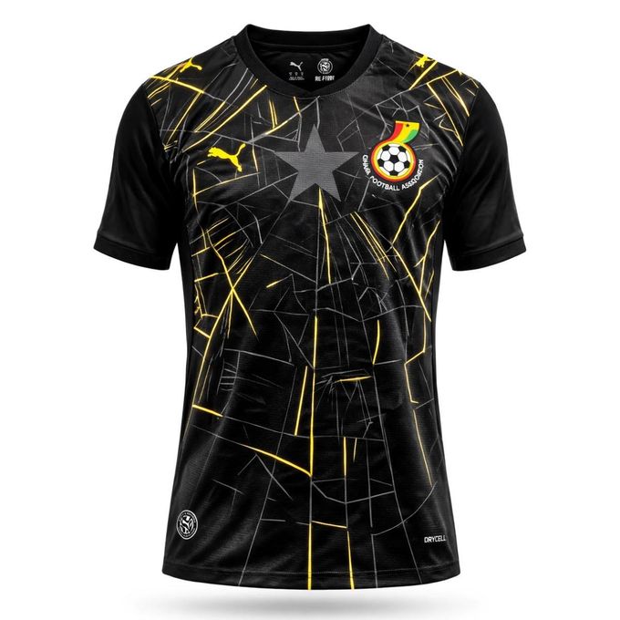 GHANA 26 BLACK SPECIAL WORLD CUP JERSEY