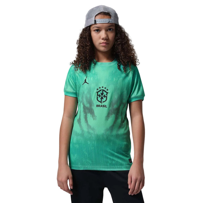 BRAZIL 26/27 GOALKEEPER JORDAN KIDS JERSEY
