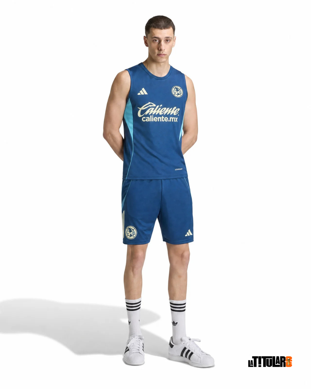 CLUB AMERICA 25/26 SLEEVELESS TRAINING SHORTS SET