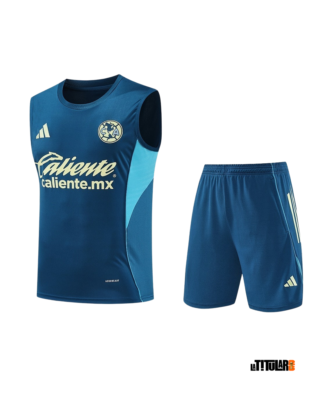 CLUB AMERICA 25/26 SLEEVELESS TRAINING SHORTS SET
