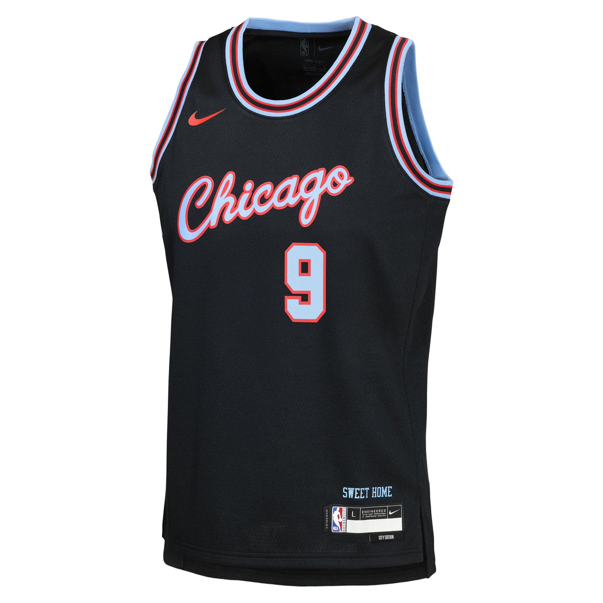 Chicago Bulls Nikola Vučević 2025/26 City Edition Swingman Jersey - Black