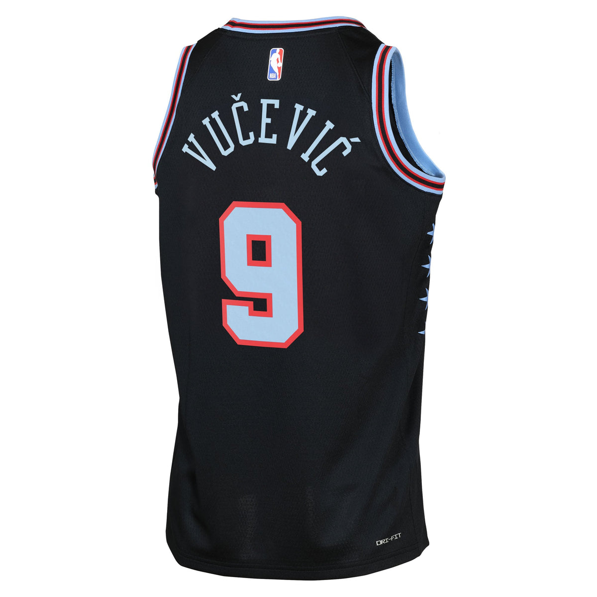Chicago Bulls Nikola Vučević 2025/26 City Edition Swingman Jersey - Black
