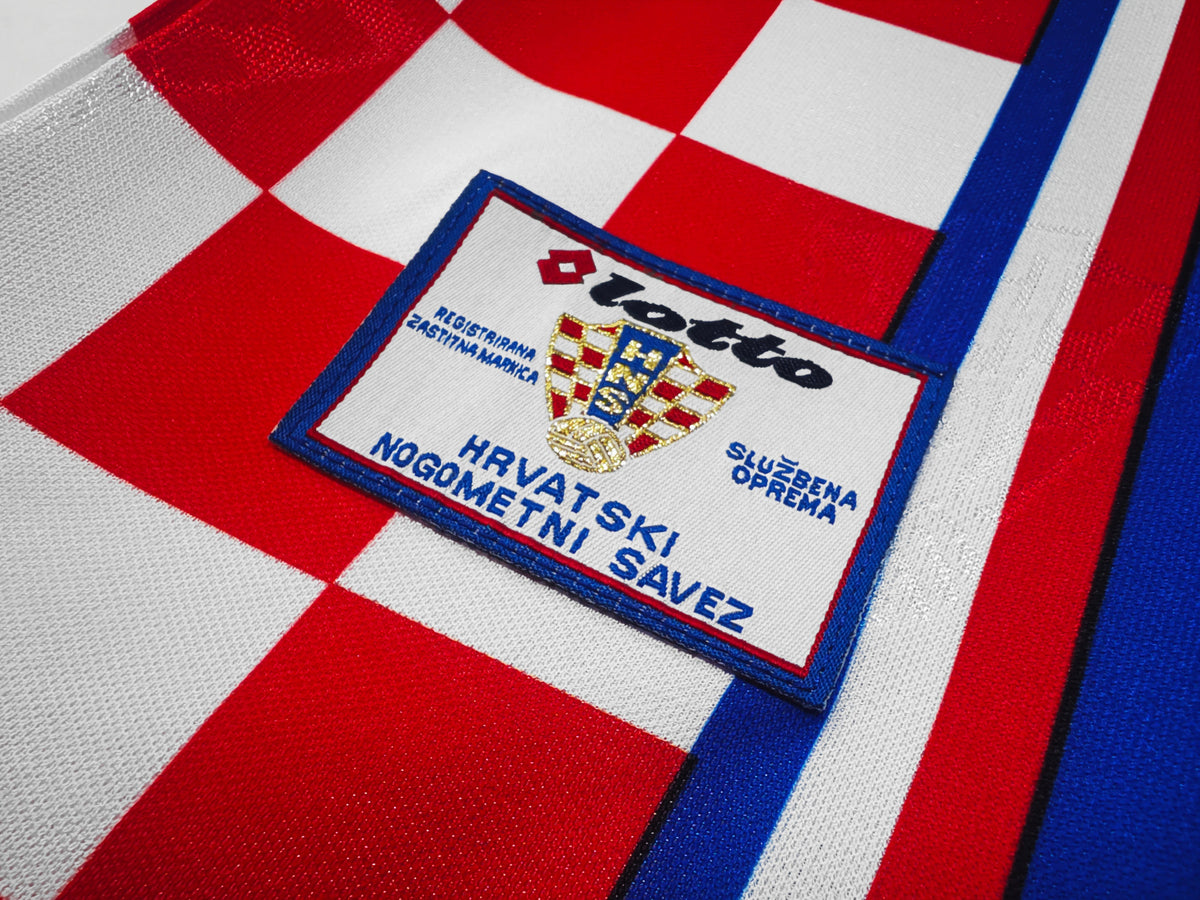 CROATIA 98 RETRO AWAY WORLD CUP JERSEY