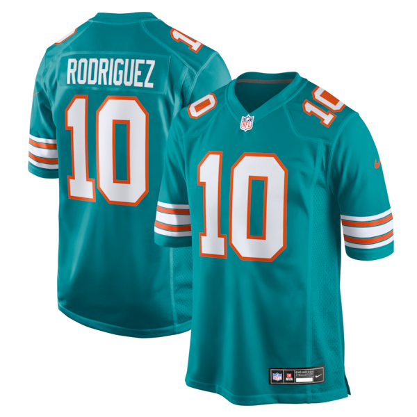 Miami Dolphins Jacob Rodriguez Alternate Game Jersey - Aqua