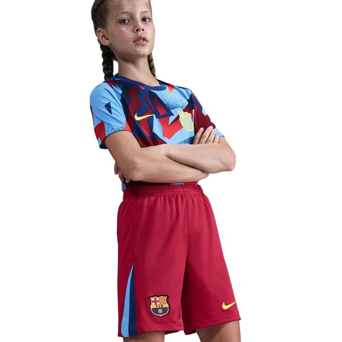 BARCELONA 25/26 FOURTH KIDS SHORTS