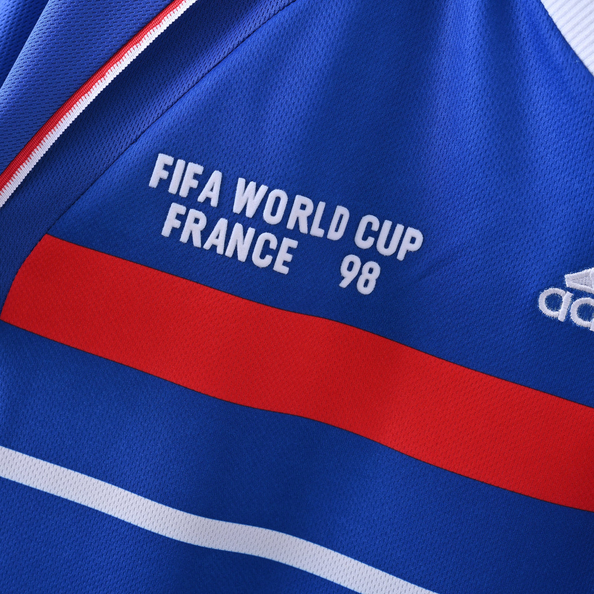 FRANCE 98 RETRO HOME WORLD CUP JERSEY