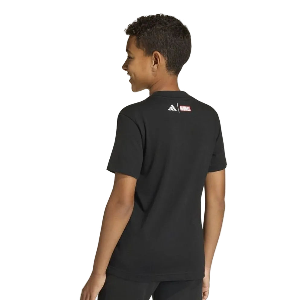 REAL MADRID X MARVEL 25/26 ADIDAS BLACK KIDS T-SHIRT