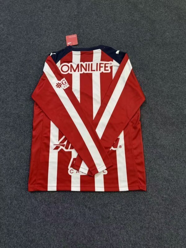 CHIVAS GUADALAJARA 25/26 HOME LONG SLEEVE JERSEY