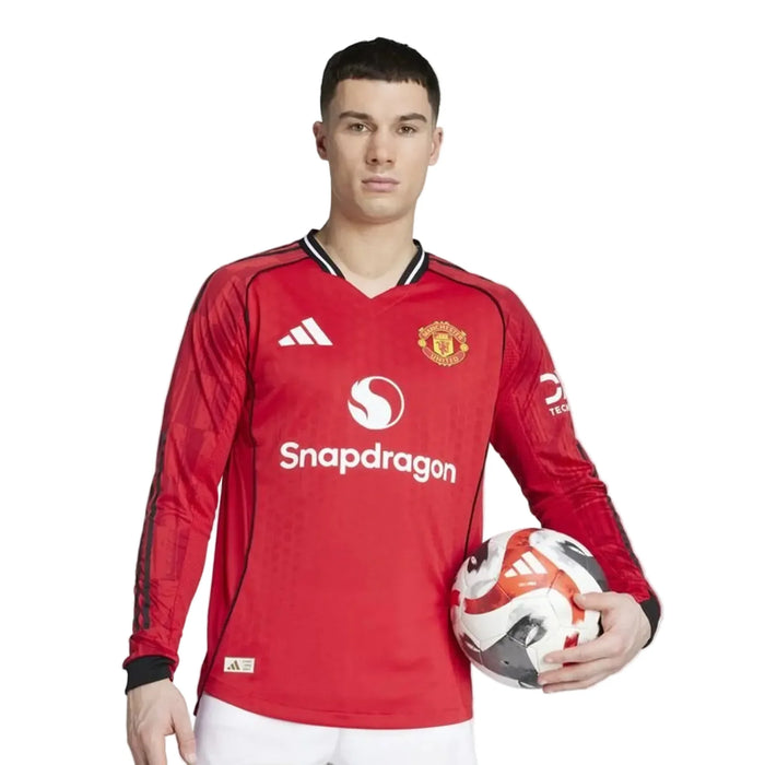 MANCHESTER UNITED 25/26 HOME LONG SLEEVE AUTHENTIC JERSEY