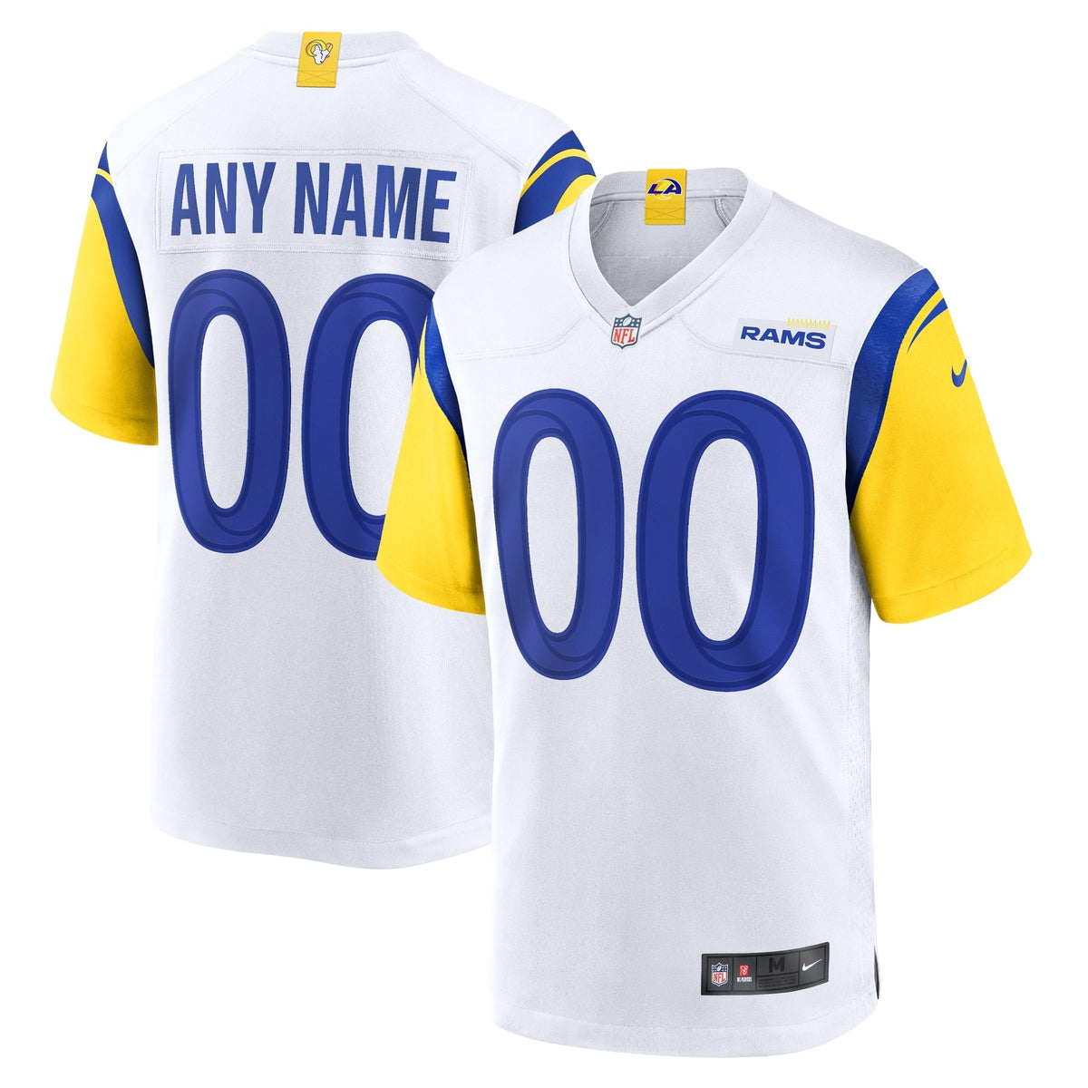 Los Angeles Rams Custom Game Jersey - Royal