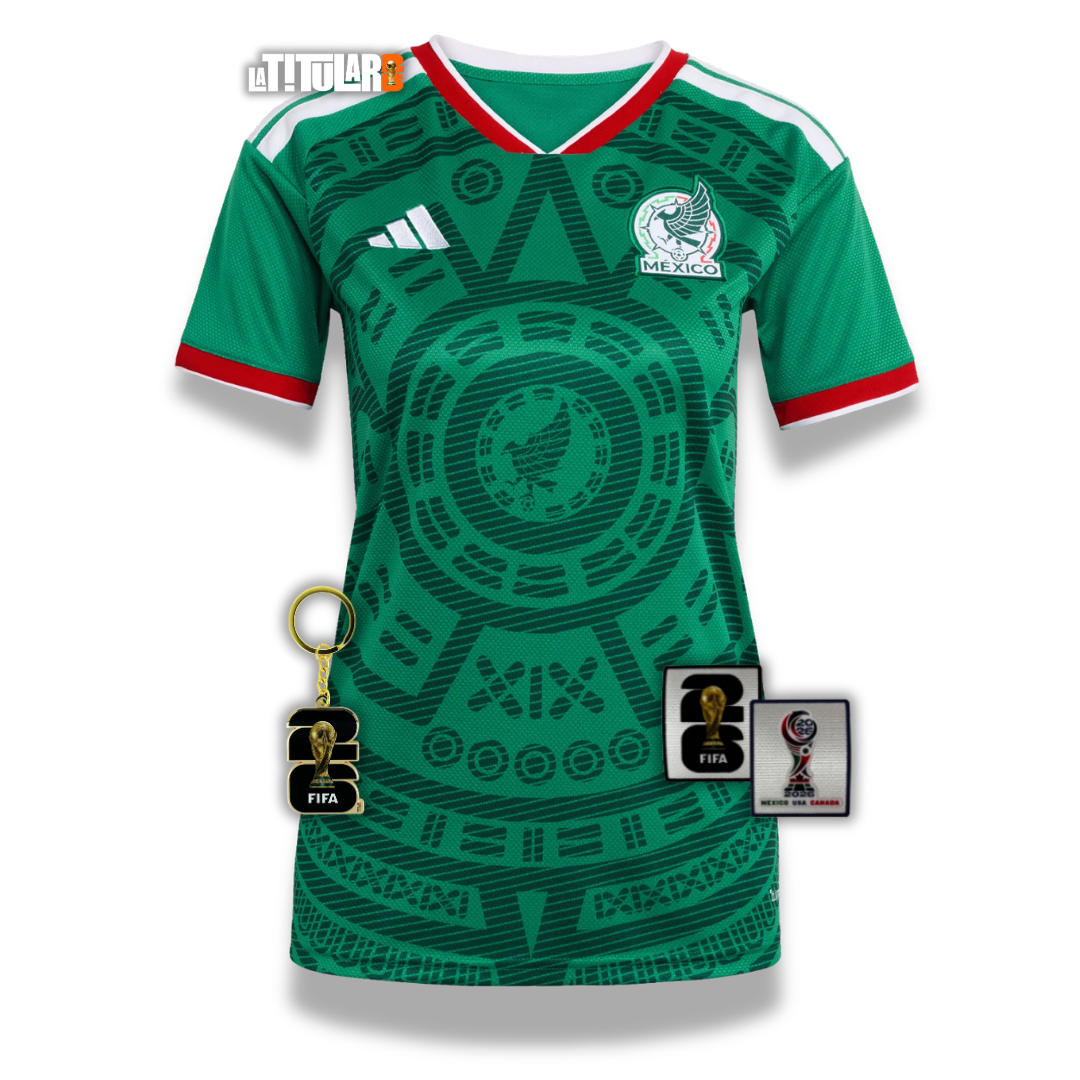 MEXICO 26 HOME WORLD CUP WOMEN JERSEY