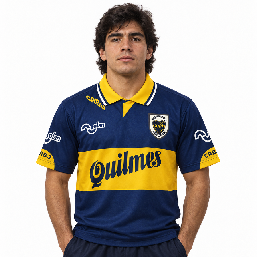 BOCA JUNIORS 95/96 RETRO HOME JERSEY