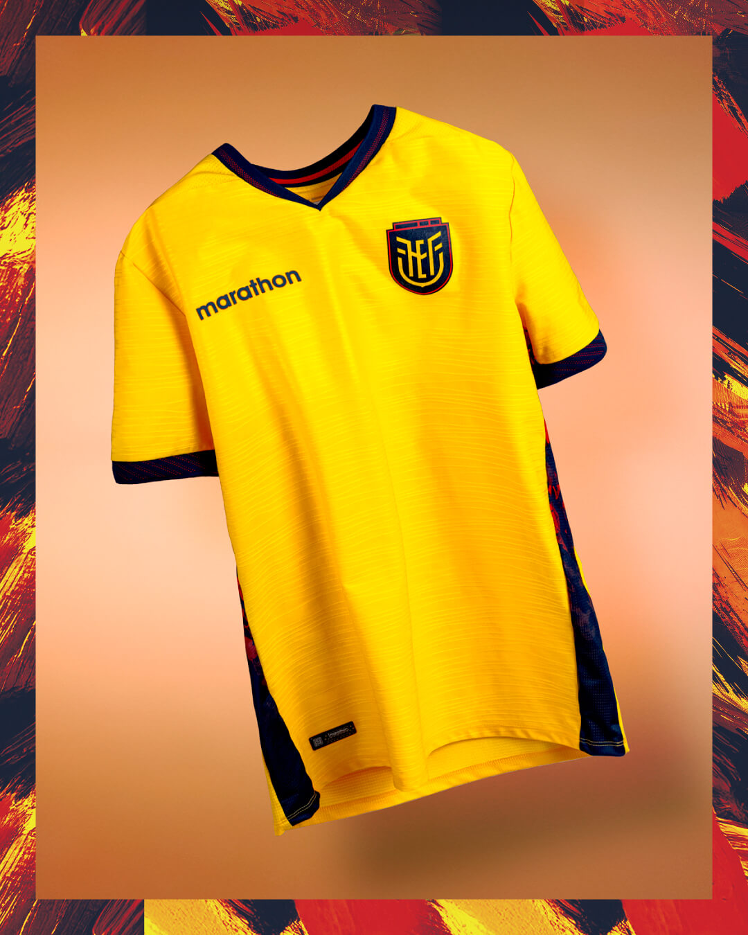 ECUADOR 26 HOME WORLD CUP JERSEY