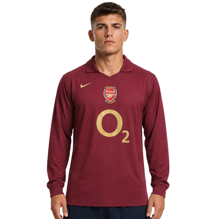 ARSENAL 05/06 RETRO HOME LONG SLEEVE JERSEY