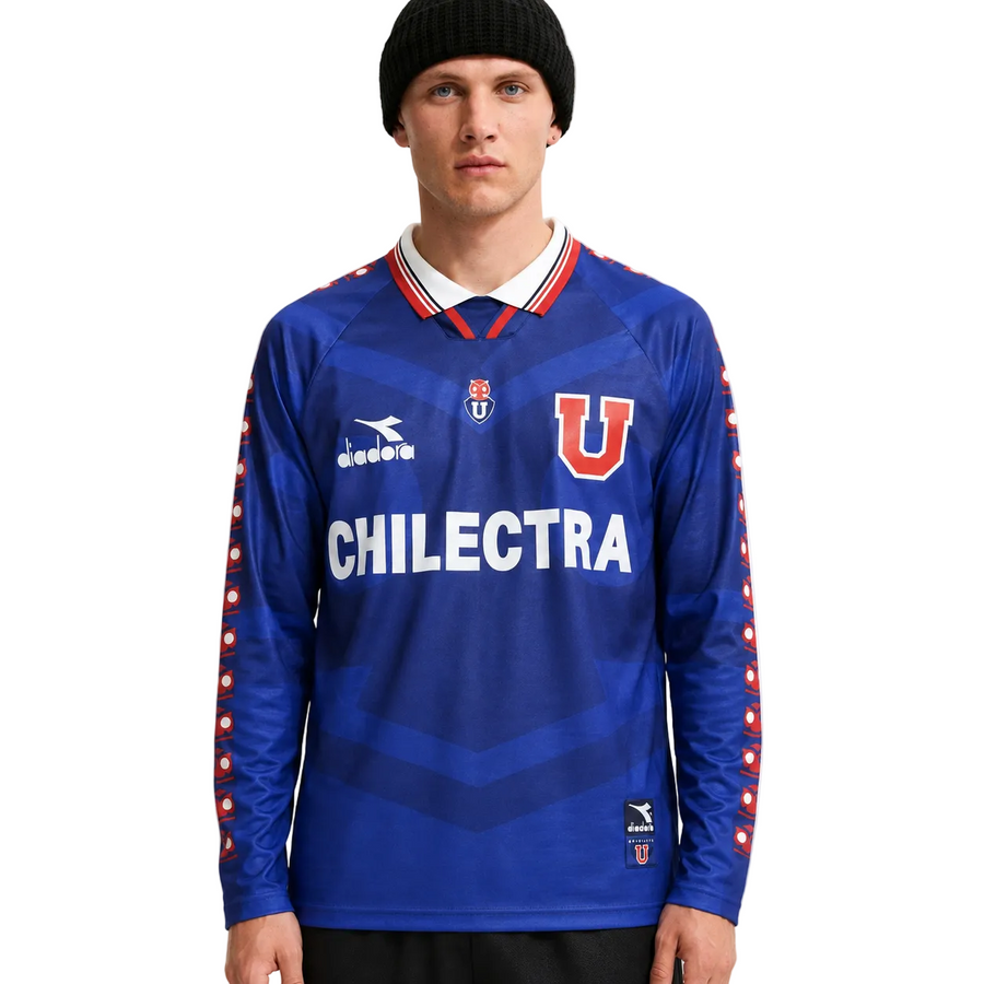 UNIVERSIDAD DE CHILE 96 RETRO HOME LONG SLEEVE JERSEY