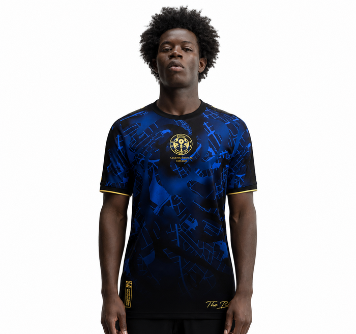 CHELSEA 25 BLUES CLUB WINNERS WORLD CUP JERSEY