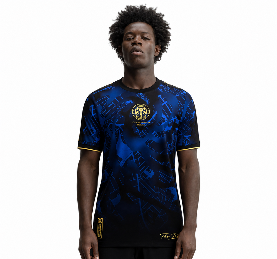 CHELSEA 25 BLUES CLUB WINNERS WORLD CUP JERSEY