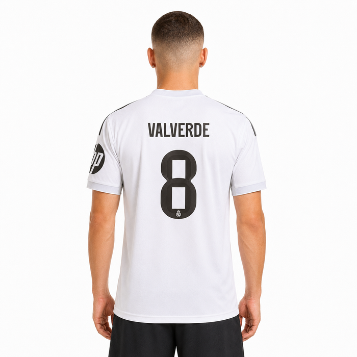 REAL MADRID 25/26 HOME VALVERDE JERSEY #8