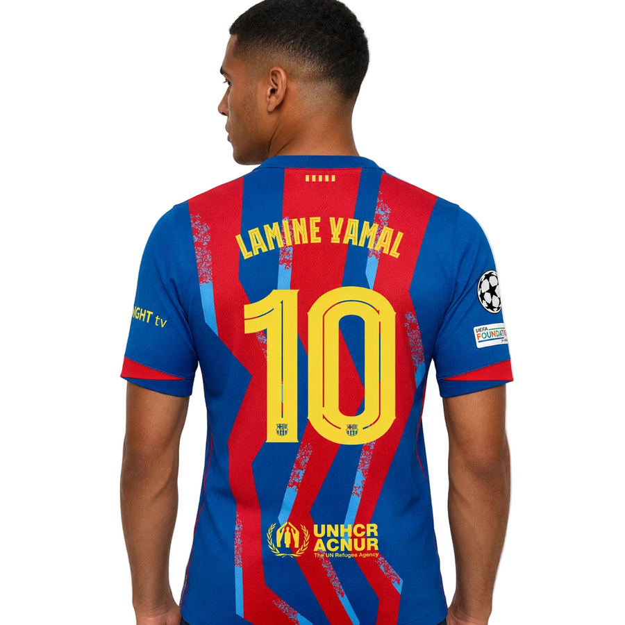 BARCELONA 25/26 FOURTH LAMINE YAMAL JERSEY