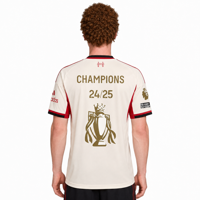 LIVERPOOL 25/26 AWAY CHAMPIONS 24/25 GOLD TROPHY JERSEY