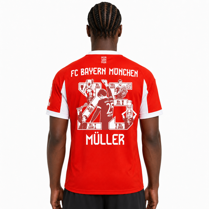 BAYERN MUNICH 25/26 SPECIAL EDITION HOME MÜLLER JERSEY
