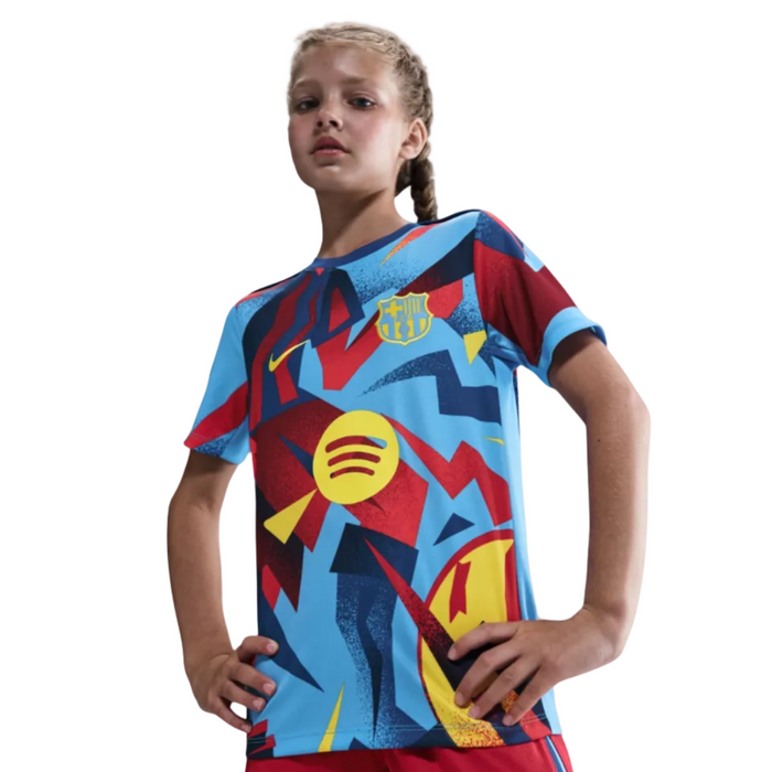 BARCELONA 25/26 PRE-MATCH FOURTH KIDS JERSEY