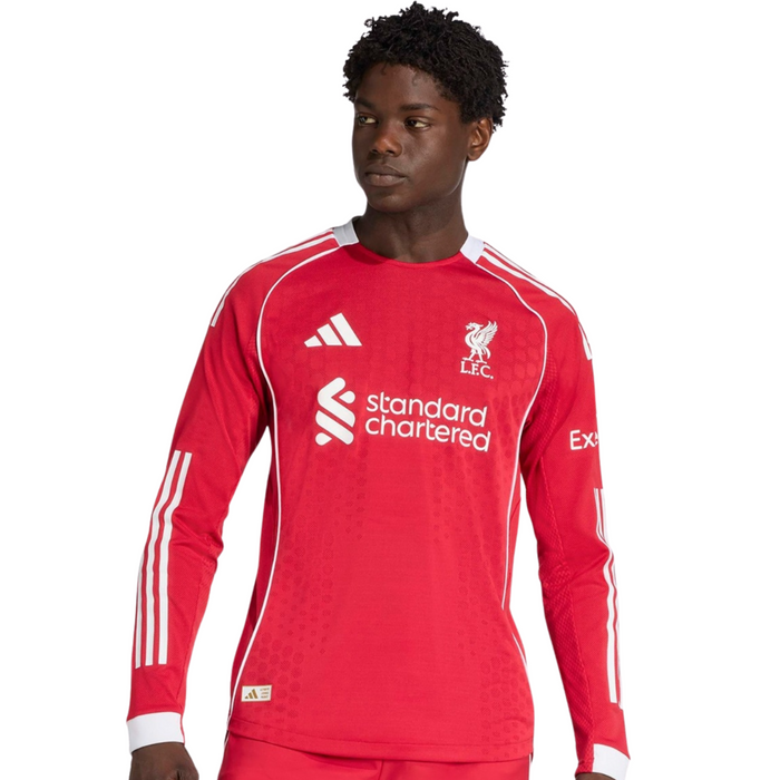 LIVERPOOL 25/26 HOME LONG SLEEVE AUTHENTIC JERSEY