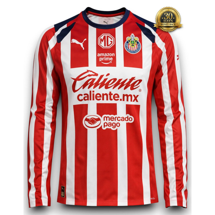 CHIVAS GUADALAJARA 25/26 HOME LONG SLEEVE JERSEY