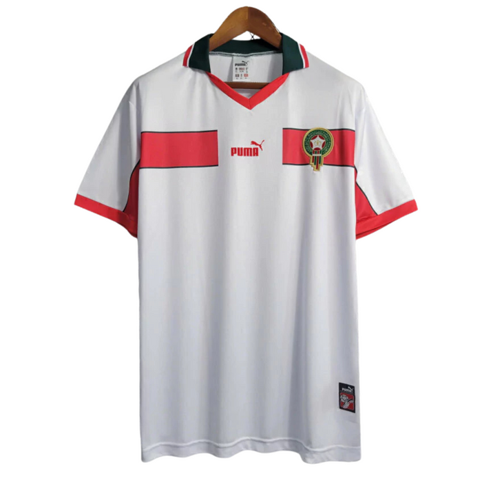 MOROCCO 98 RETRO AWAY WHITE JERSEY
