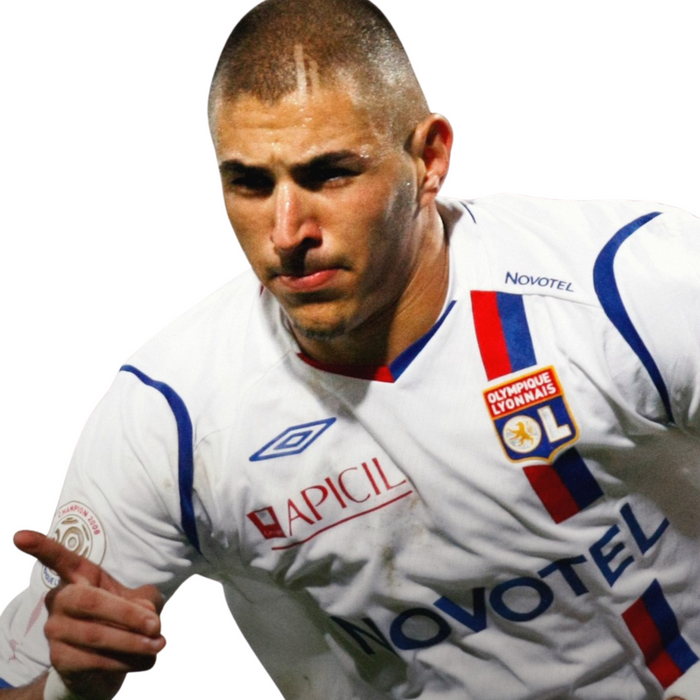 OLYMPIQUE LYONNAIS 08/09 RETRO HOME JERSEY