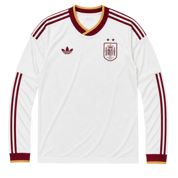 SPAIN 26 AWAY 2 STARS 2026 CHAMPIONS LONG SLEEVE WORLD CUP JERSEY
