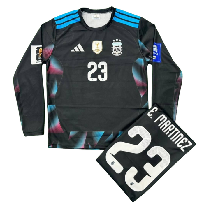 ARGENTINA 26 GOALKEEPER E. LONG SLEEVE WORLD CUP JERSEY MARTINEZ #23