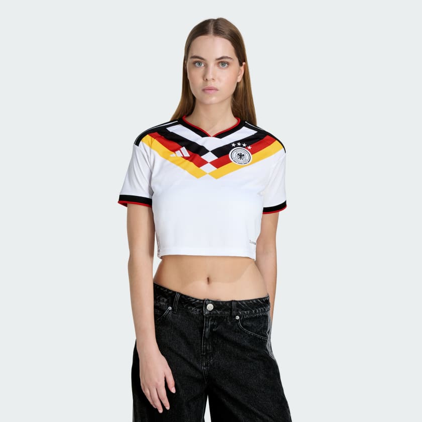 GERMANY 26 HOME CROPPED WORLD CUP JERSEY